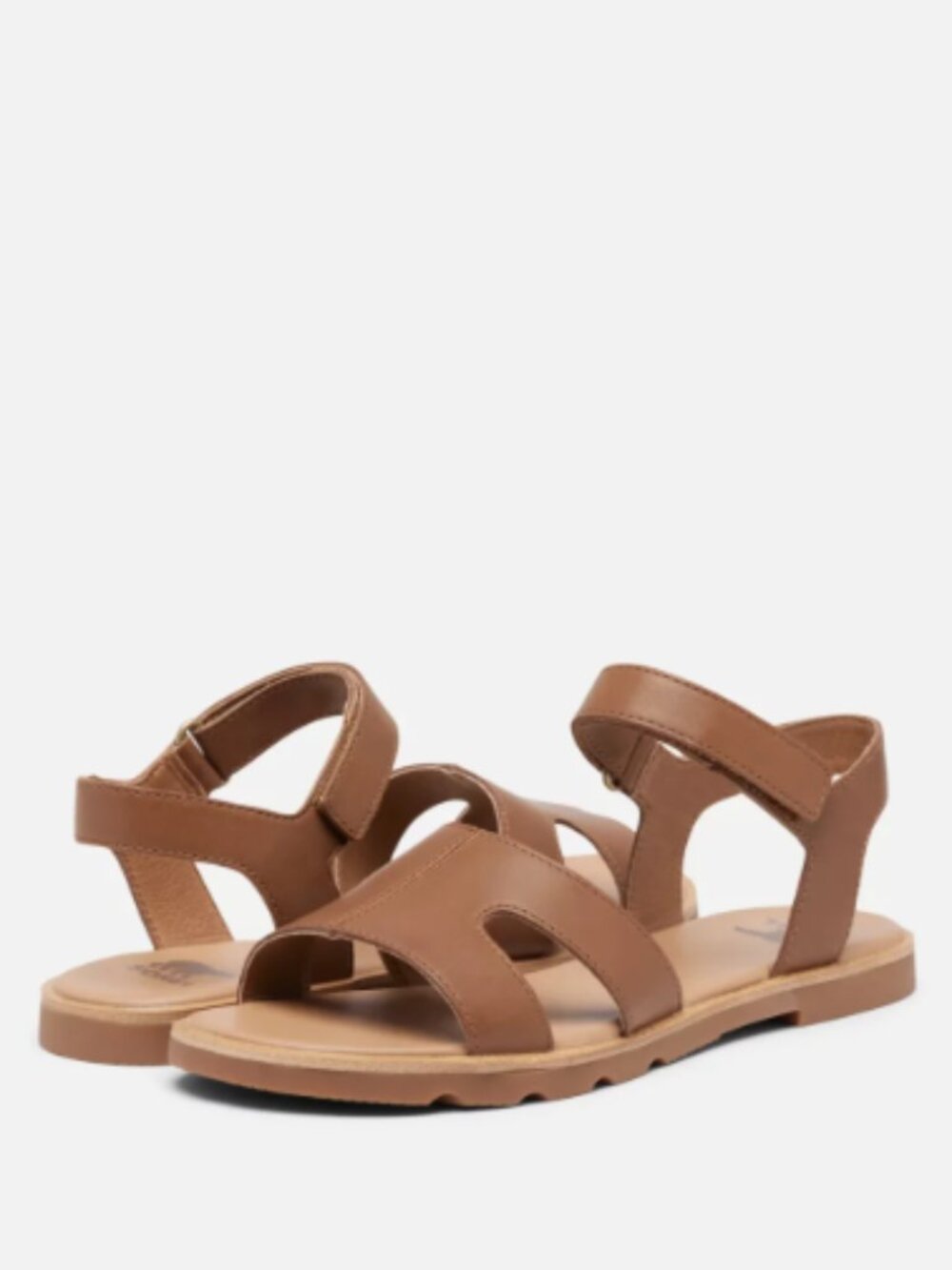 NIB SOREL Ella III Ankle Strap Sandal Brown Size 8.5